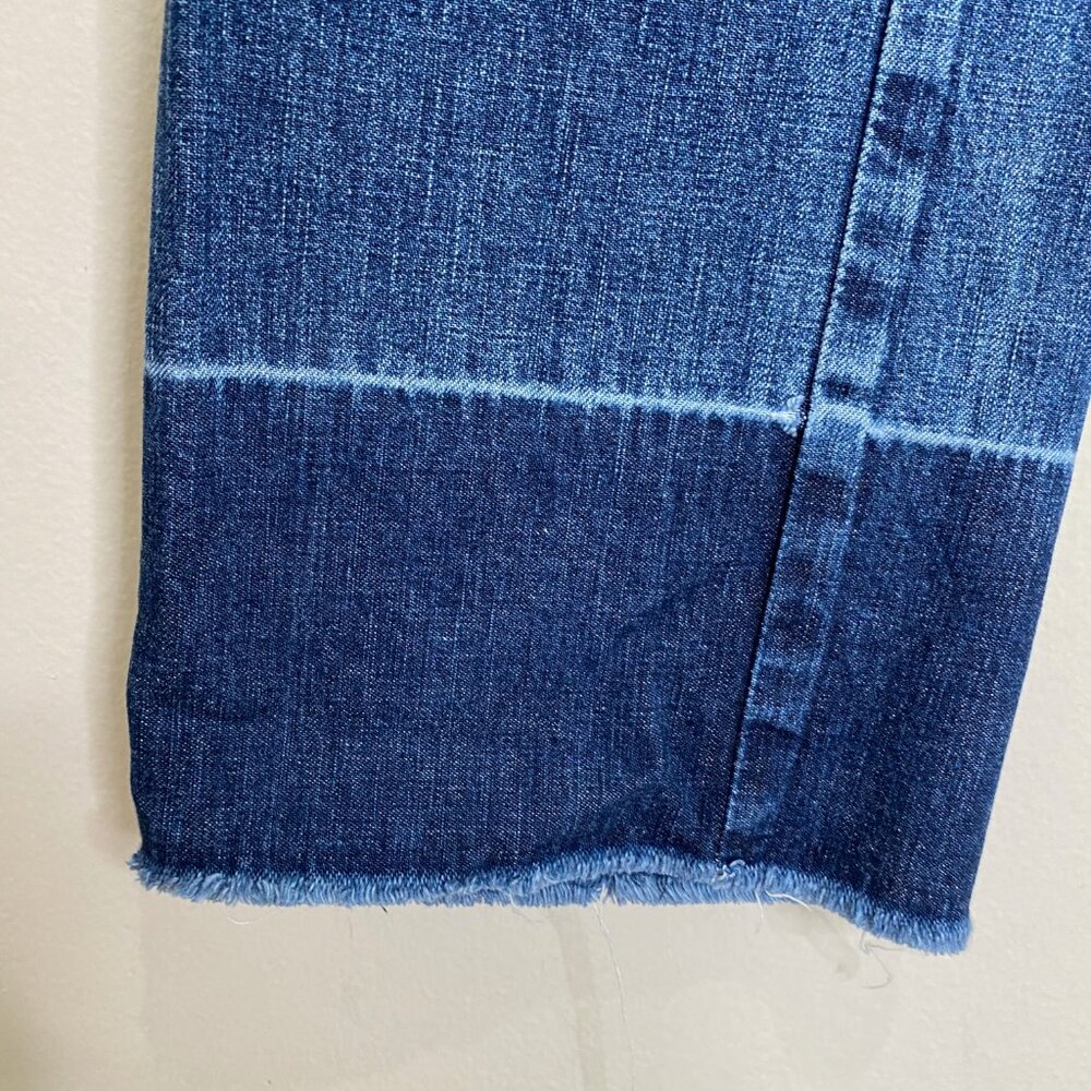 Rachel Comey Slim Legion Jeans Two Tone High Rise Straight Crop Raw Hem 4 - Picture 12 of 14